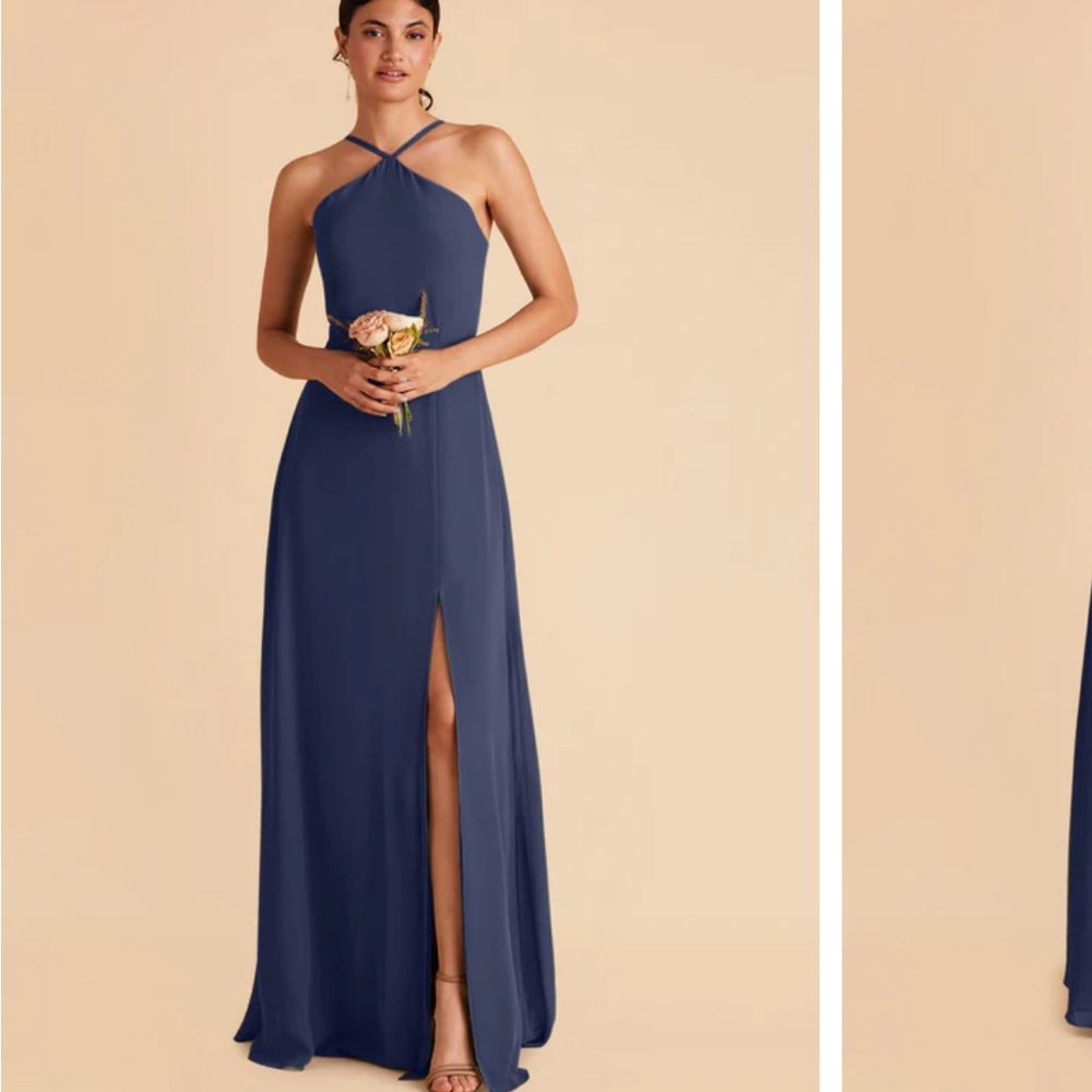 NWT Birdy Grey Bridesmaid Dress Slate Blue